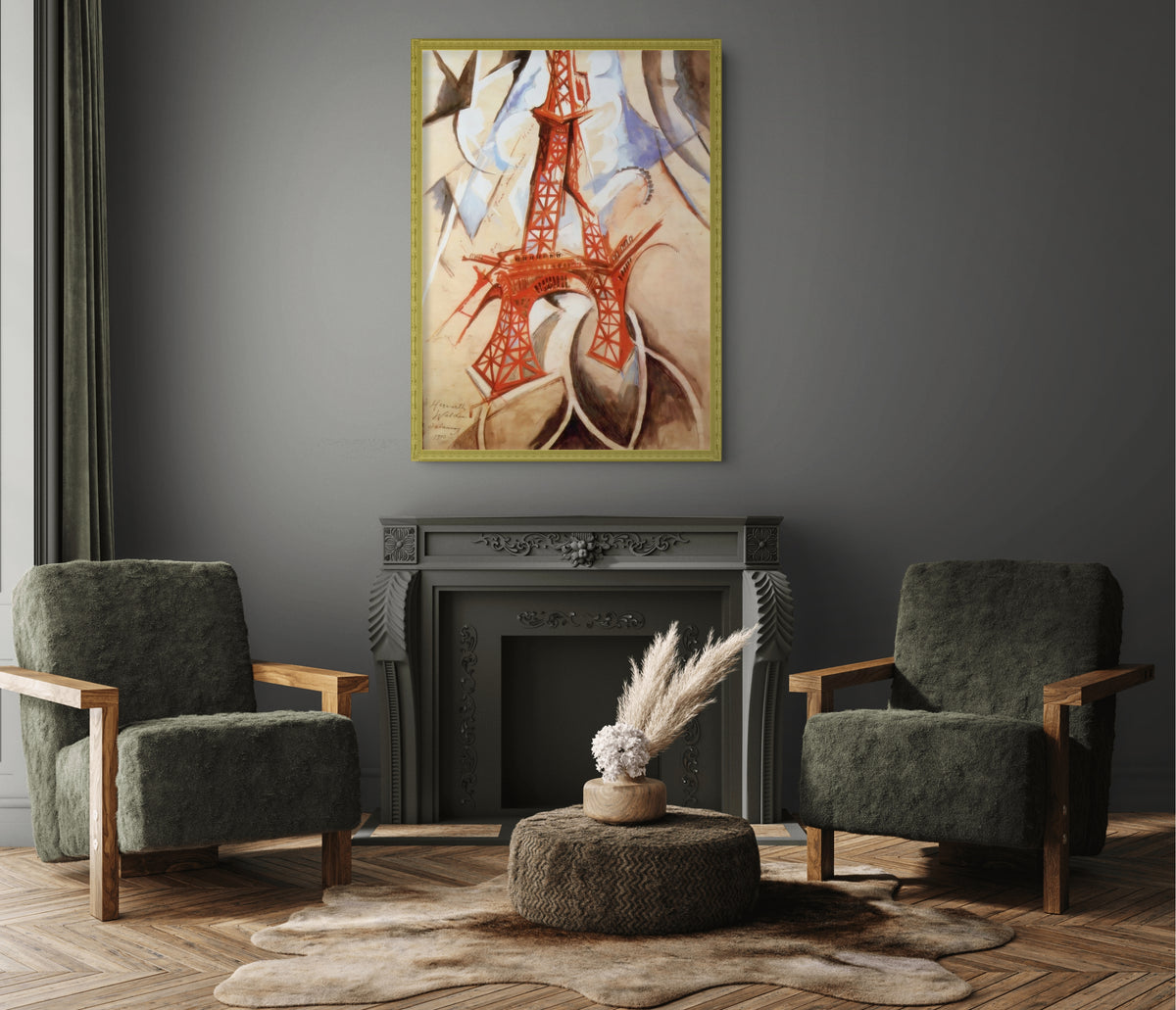 Simultaneous Windows - Robert Delaunay - Premium 430g Canvas (gallery quality)
