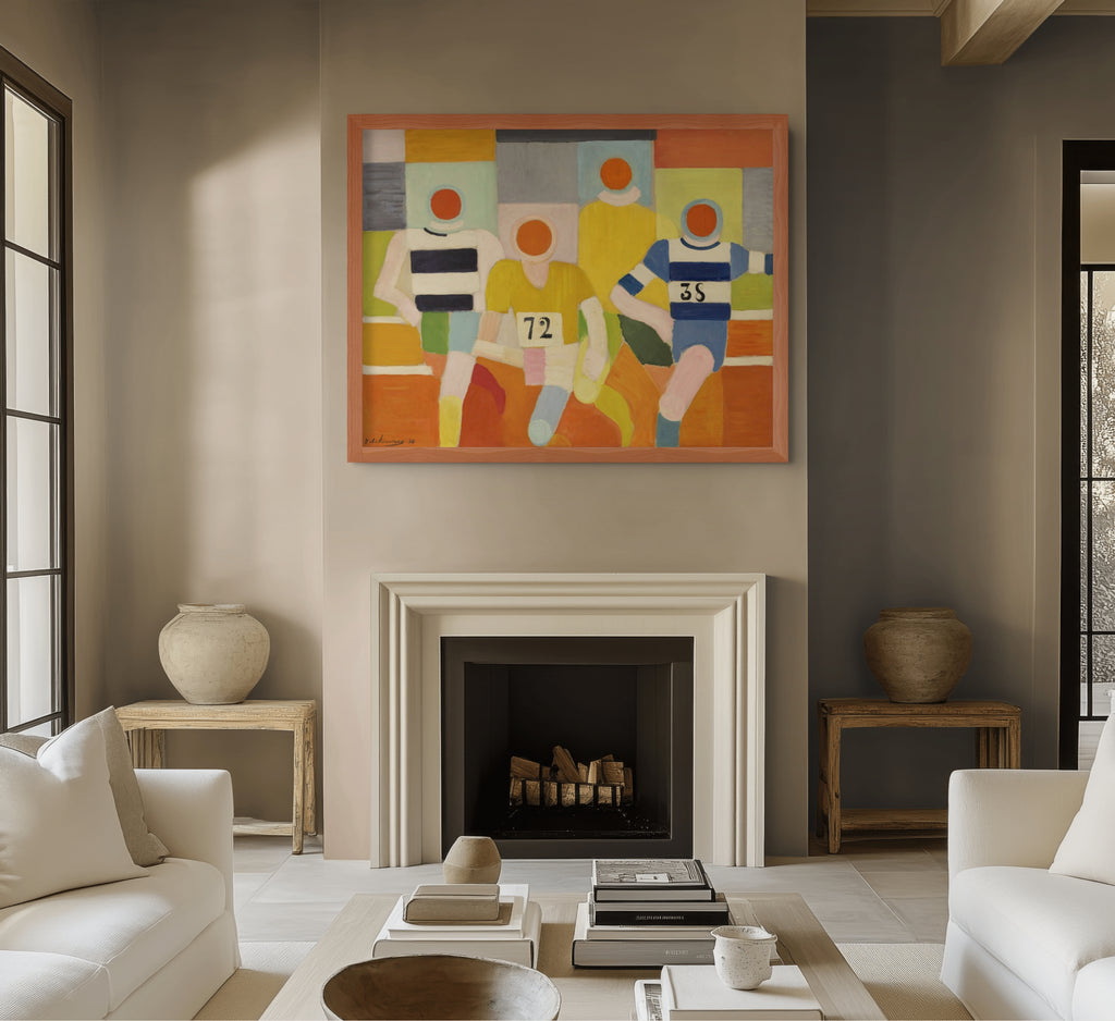 Simultaneous Windows - Robert Delaunay - Premium 430g Canvas (gallery quality)