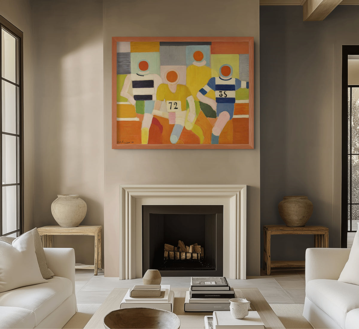 Simultaneous Windows - Robert Delaunay - Premium 430g Canvas (gallery quality)