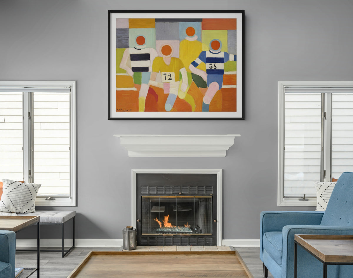 Simultaneous Windows - Robert Delaunay - Premium 430g Canvas (gallery quality)
