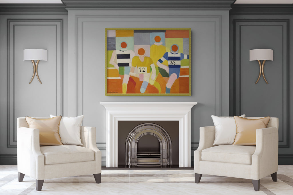 Simultaneous Windows - Robert Delaunay - Premium 430g Canvas (gallery quality)