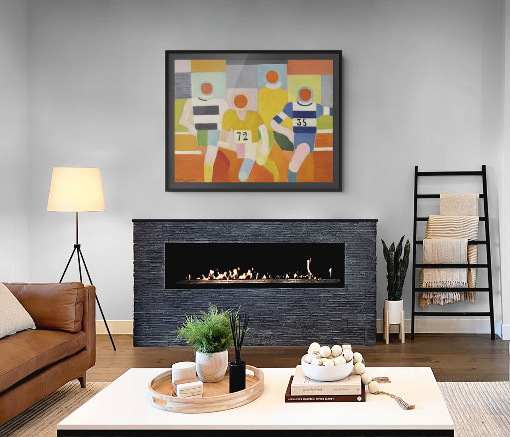 Simultaneous Windows - Robert Delaunay - Premium 430g Canvas (gallery quality)