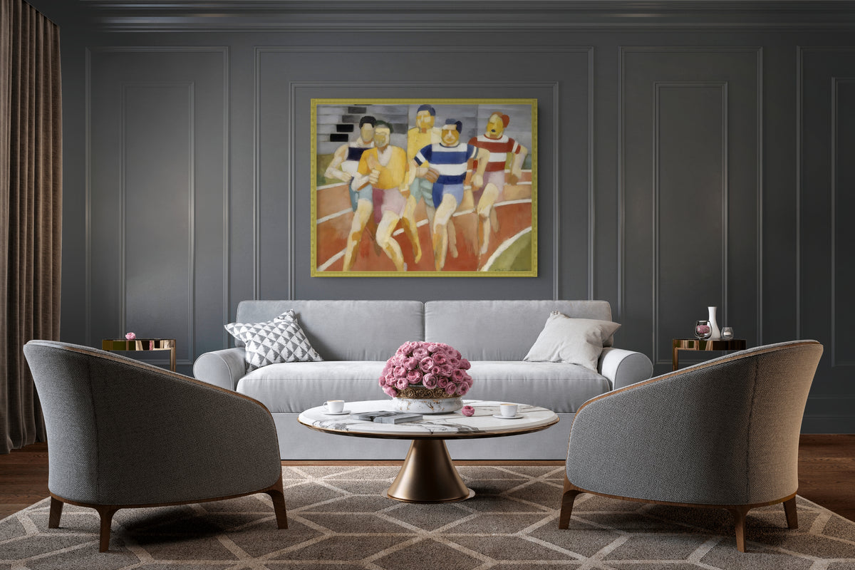 Fenêtres ouvertes simultanément - Robert Delaunay - Toile premium 430g (qualité galerie)