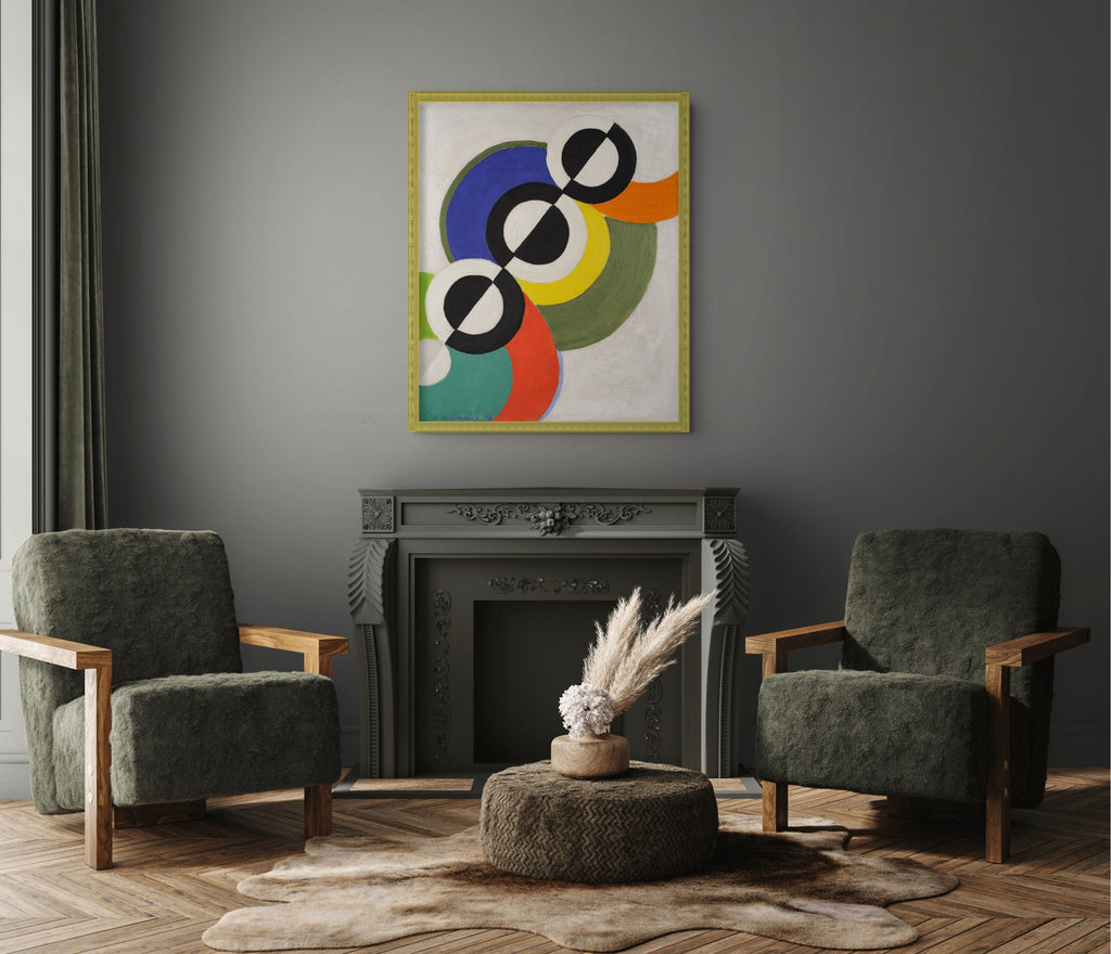 Simultaneous Windows - Robert Delaunay - Premium 430g Canvas (gallery quality)