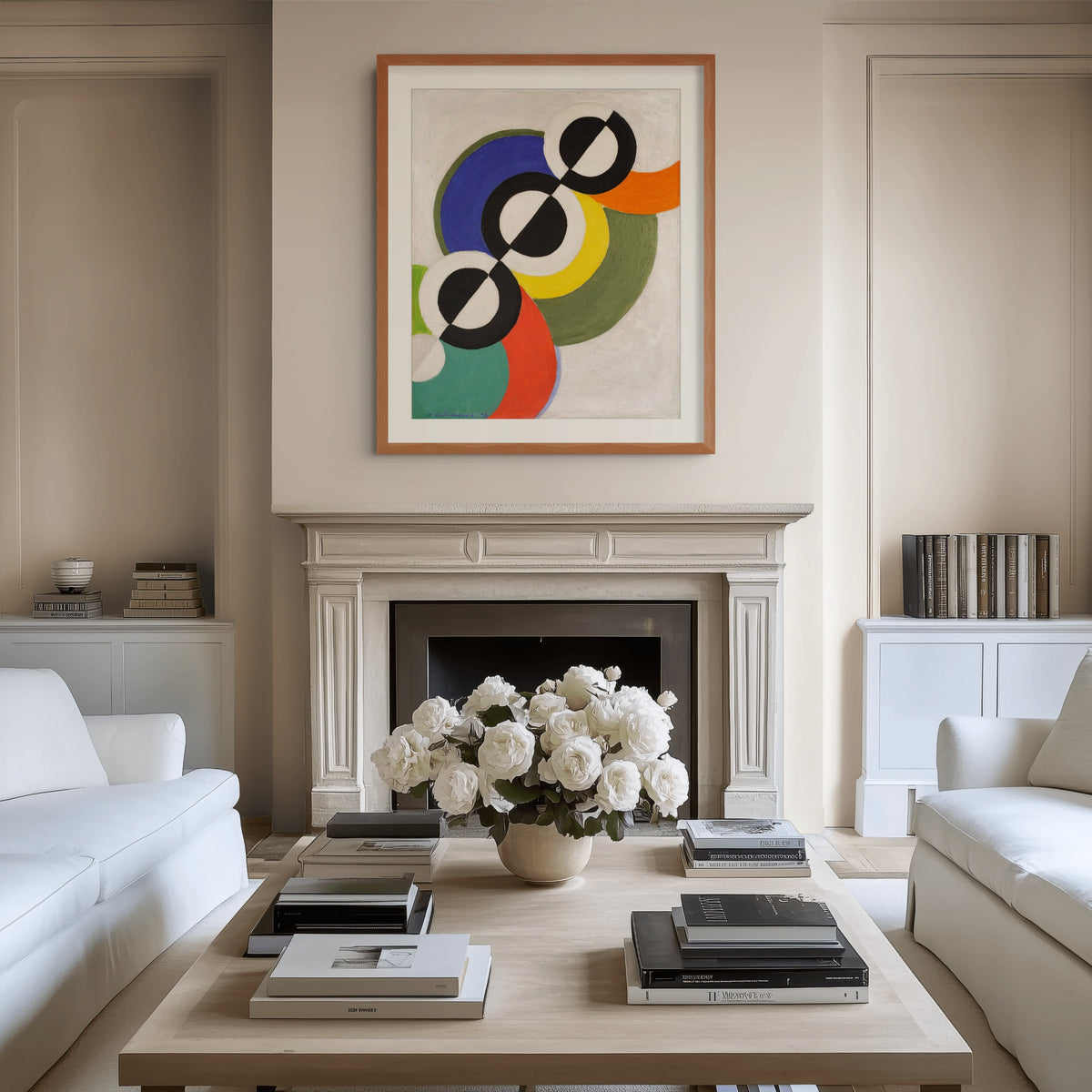 Simultaneous Windows - Robert Delaunay - Premium 430g Canvas (gallery quality)