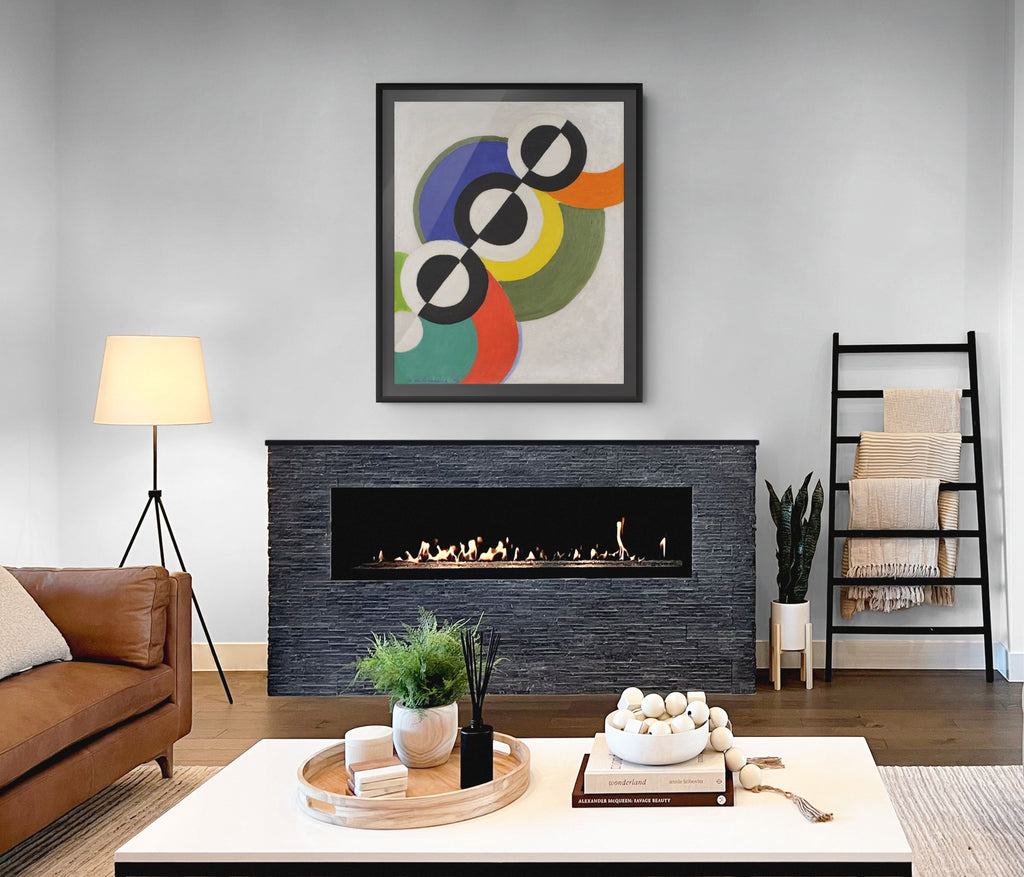 Simultaneous Windows - Robert Delaunay - Premium 430g Canvas (gallery quality)