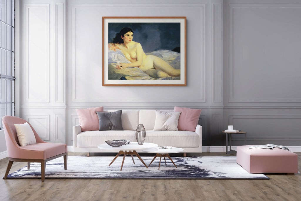 Betalo, desnudo - Robert Henri - Lienzo premium 430g (calidad de galeria)