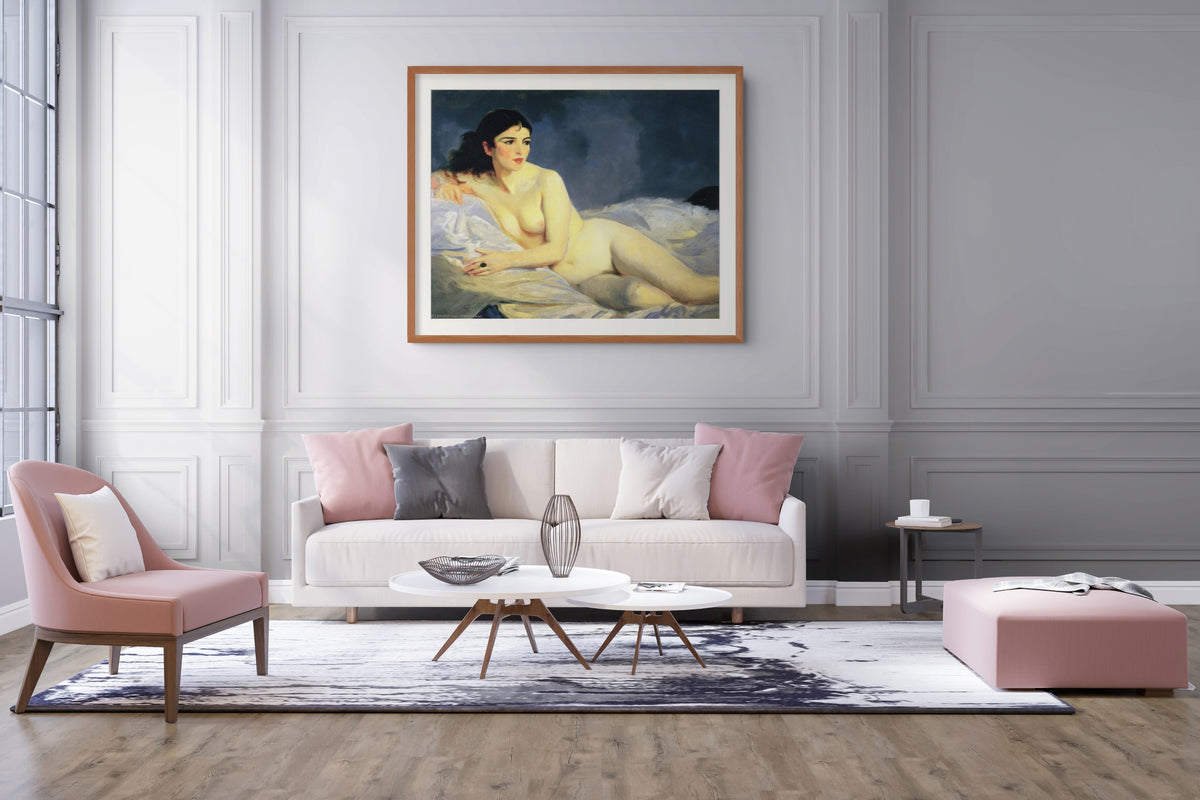 Betalo, desnudo - Robert Henri - Lienzo premium 430g (calidad de galeria)