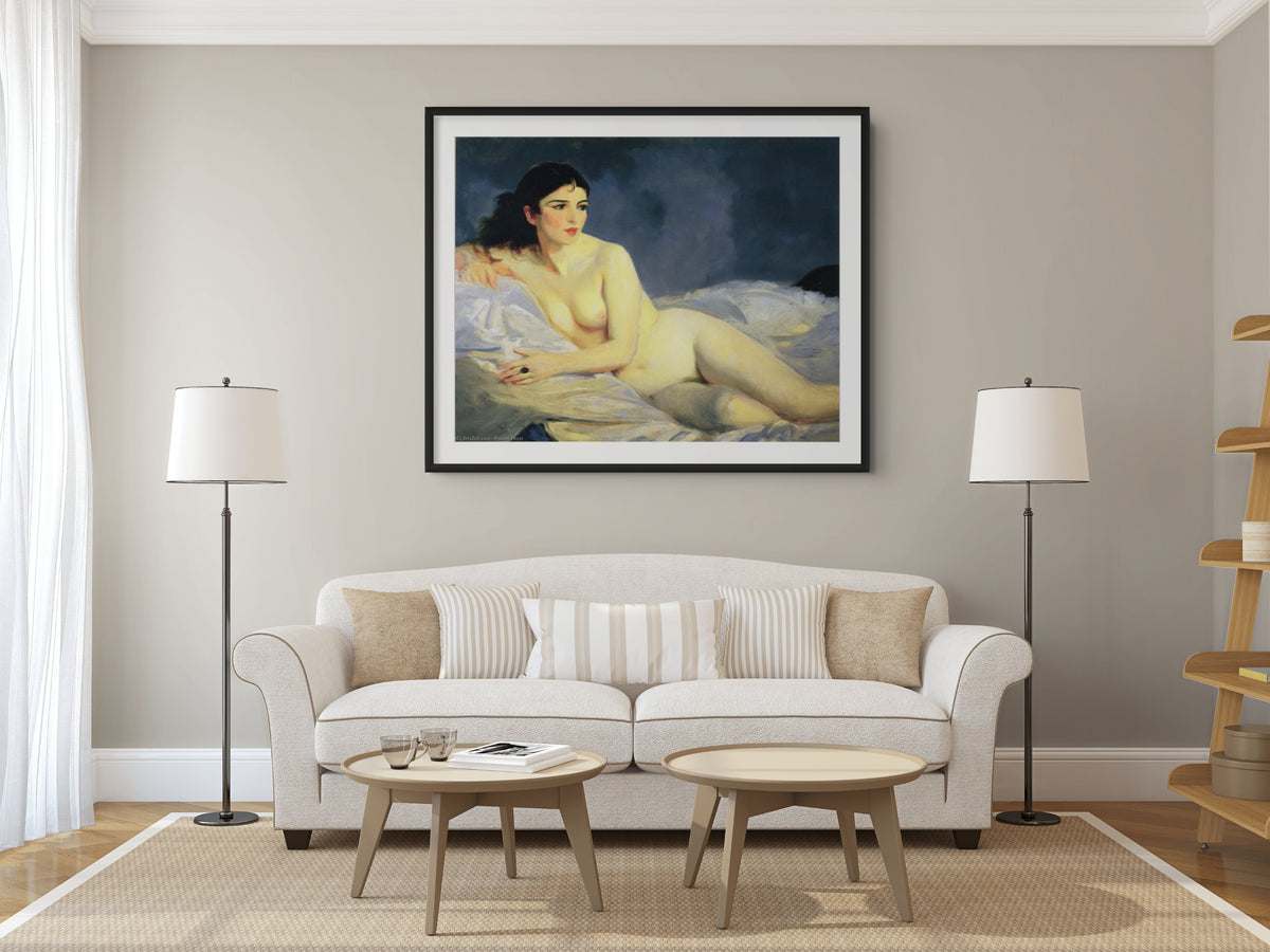 The Hat Shop -August Macke - Premium canvas 430g (gallery quality)