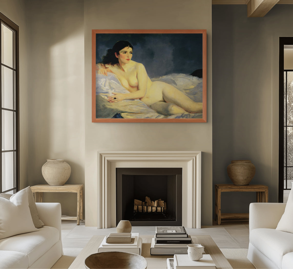 Betalo, desnudo - Robert Henri - Lienzo premium 430g (calidad de galeria)