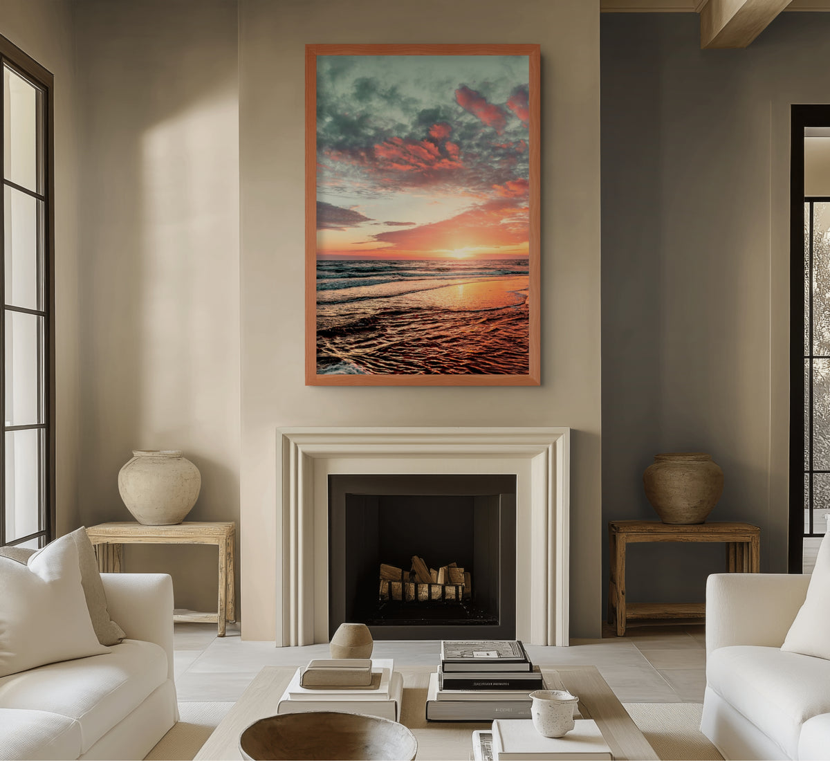 Cielo y Paisaje - Lienzo premium 430g (calidad de galeria)