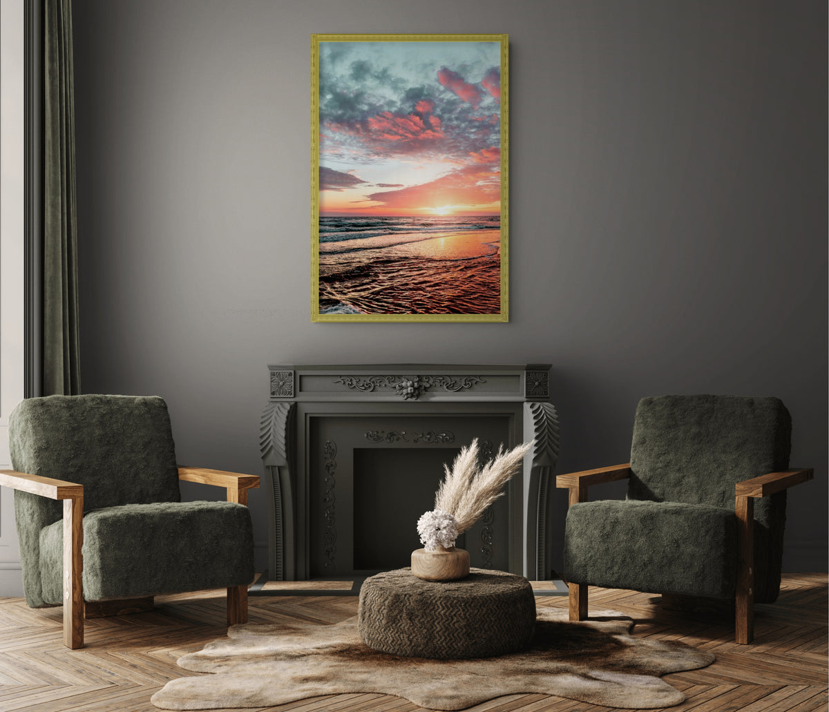 Cielo y Paisaje - Lienzo premium 430g (calidad de galeria)