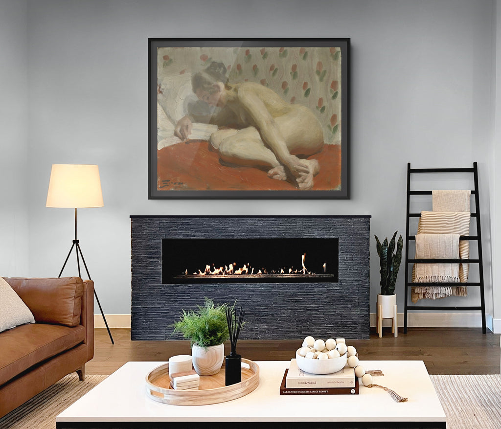 Le magasin de chapeaux - August Macke - Toile premium 430g (qualité galerie)
