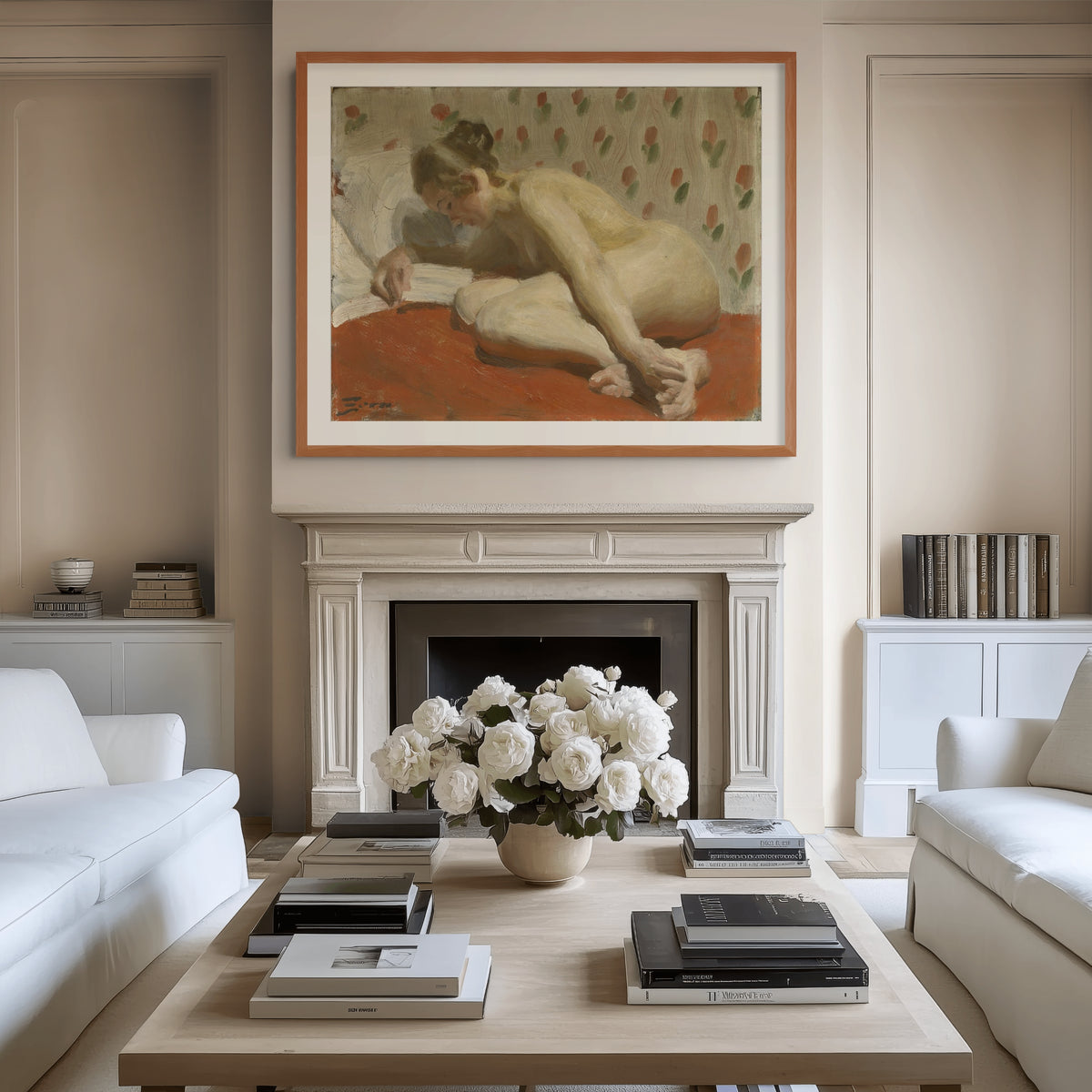Estudio de un desnudo - Anders Zorn - Lienzo premium 430g (calidad de galeria)