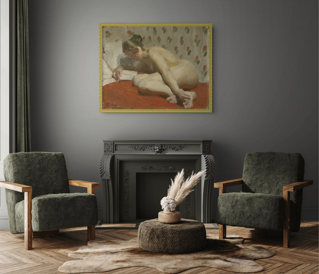 Le magasin de chapeaux - August Macke - Toile premium 430g (qualité galerie)