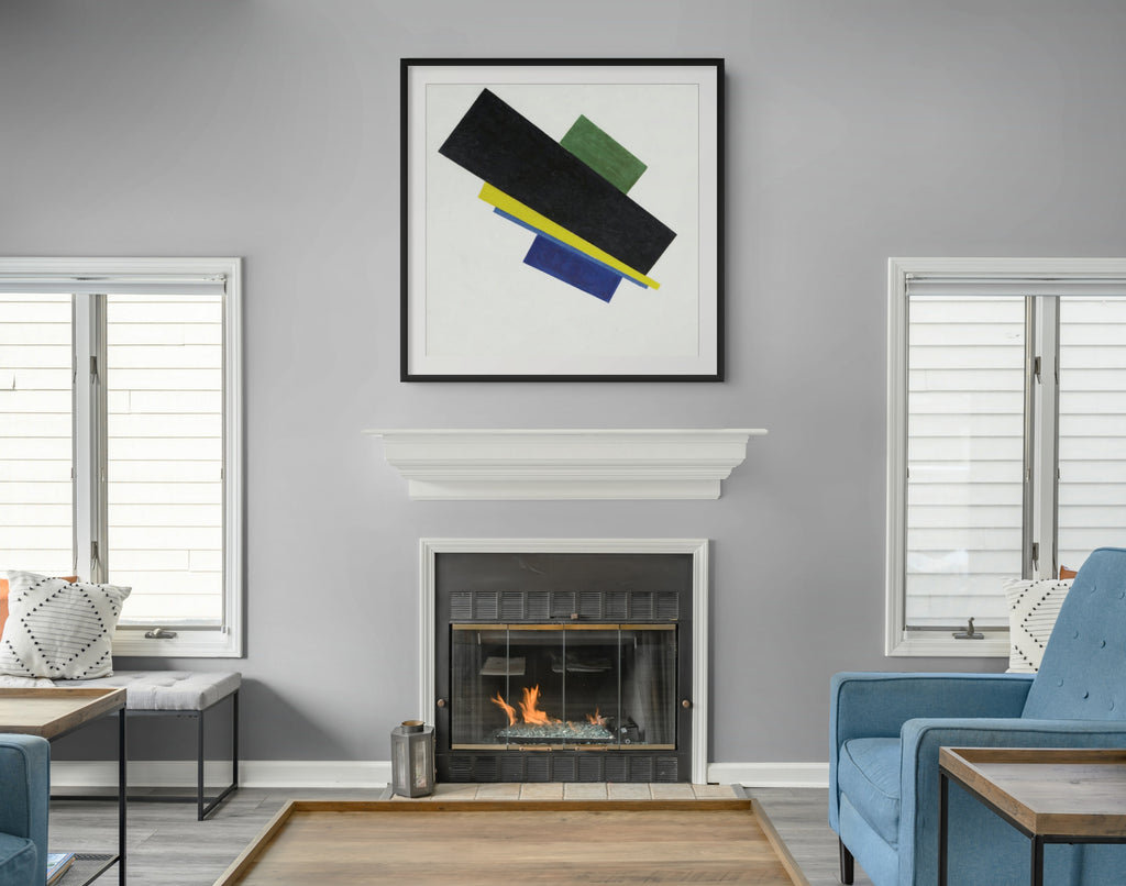 Suprematismo, 18.ª construcción -  Kazimir Malévich - Lienzo premium 430g (calidad de galeria)