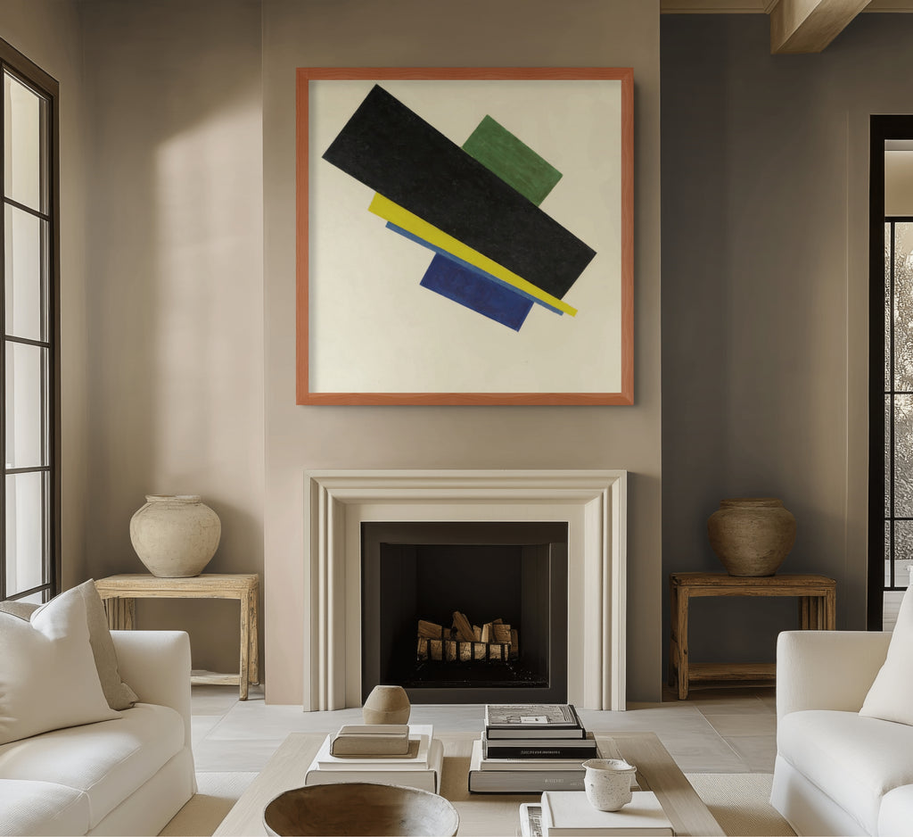 Suprematismo, 18.ª construcción -  Kazimir Malévich - Lienzo premium 430g (calidad de galeria)