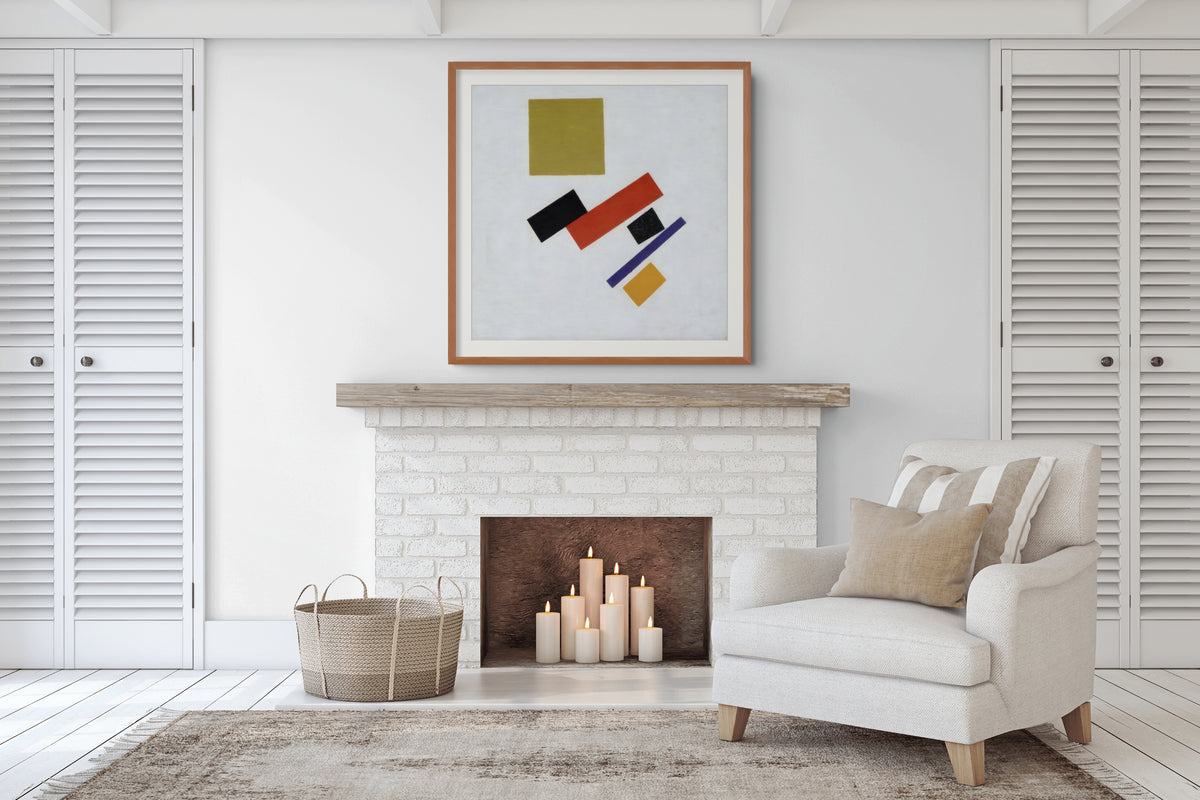 Composición suprematista -  Kazimir Malévich - Lienzo premium 430g (calidad de galeria)