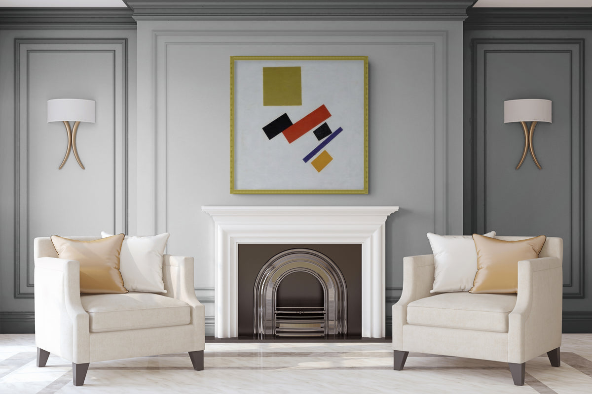 Composición suprematista -  Kazimir Malévich - Lienzo premium 430g (calidad de galeria)