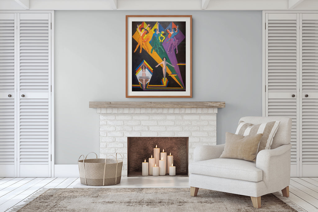 Te dance - Ernst Ludwig Kirchner - Premium canvas 430g (gallery quality)