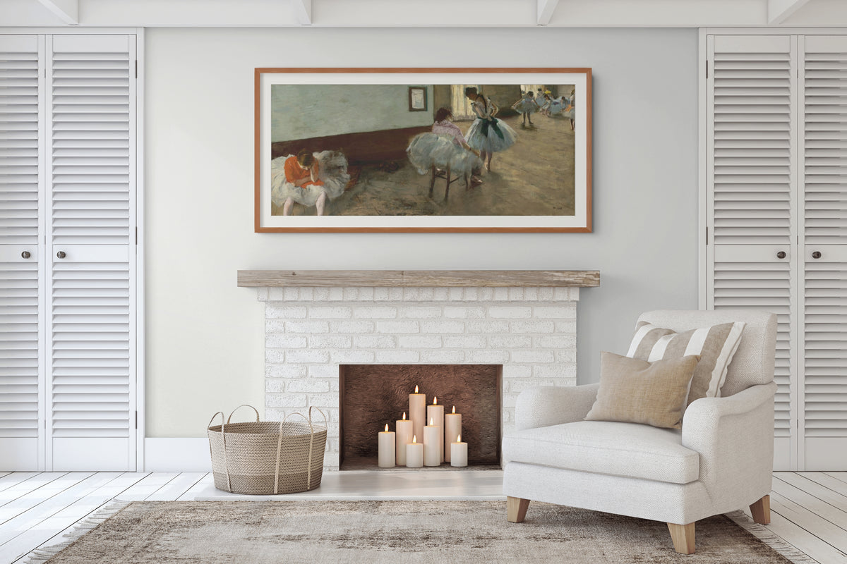 La classe de ballet - Edgar Degas - Toile premium 430g (qualité galerie)