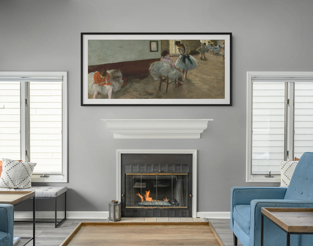La classe de ballet - Edgar Degas - Toile premium 430g (qualité galerie)