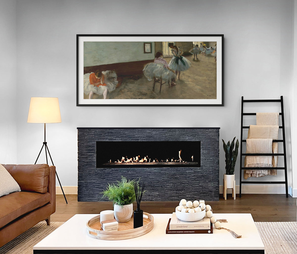 La classe de ballet - Edgar Degas - Toile premium 430g (qualité galerie)