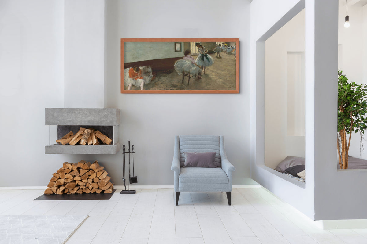 La classe de ballet - Edgar Degas - Toile premium 430g (qualité galerie)