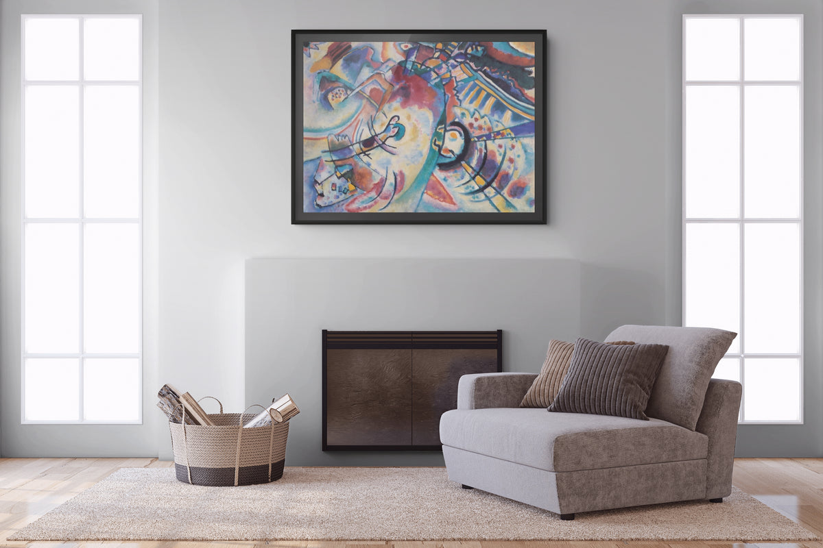 Couple on Horseback - Wassily Kandinsky - Premium 430g canvas (gallery quality)