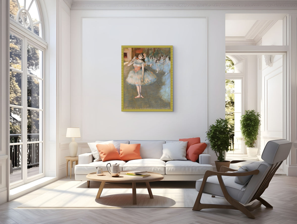 La classe de ballet - Edgar Degas - Toile premium 430g (qualité galerie)