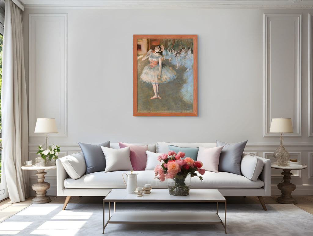La estrella - Edgar Degas - Lienzo premium 430g (calidad de galeria)