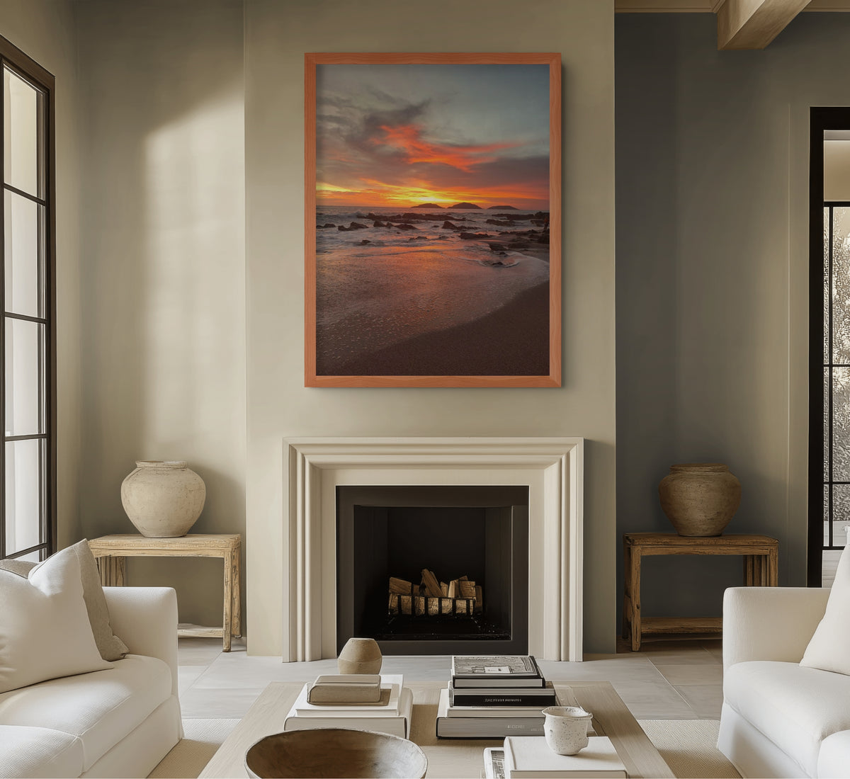 Cielo y Paisaje - Lienzo premium 430g (calidad de galeria)
