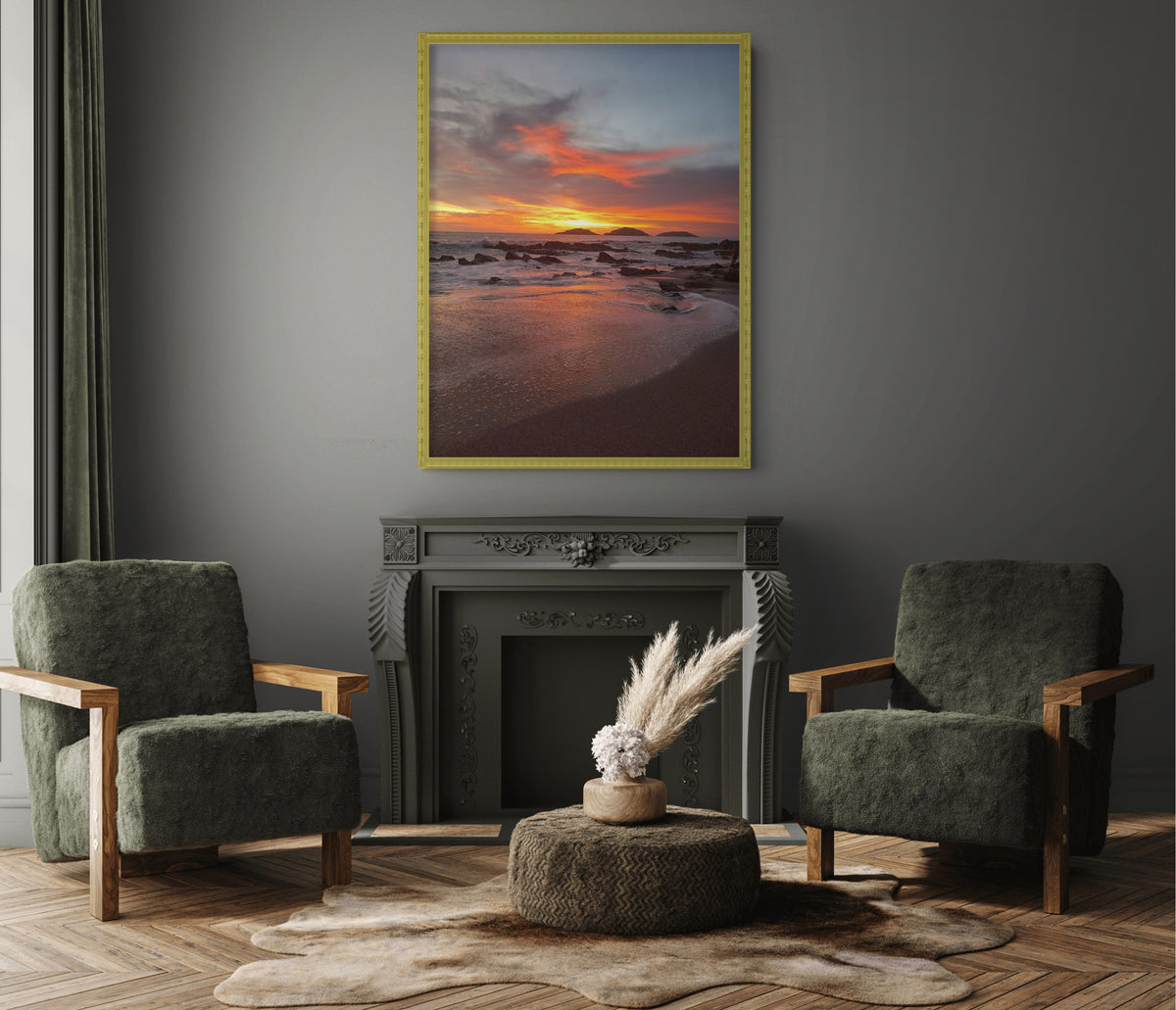 Cielo y Paisaje - Lienzo premium 430g (calidad de galeria)