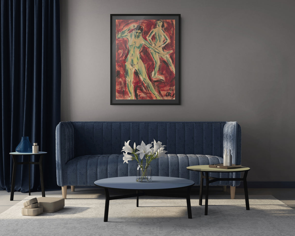 Le Baiser - Edvard Munch - Toile premium 430g (qualité galerie)