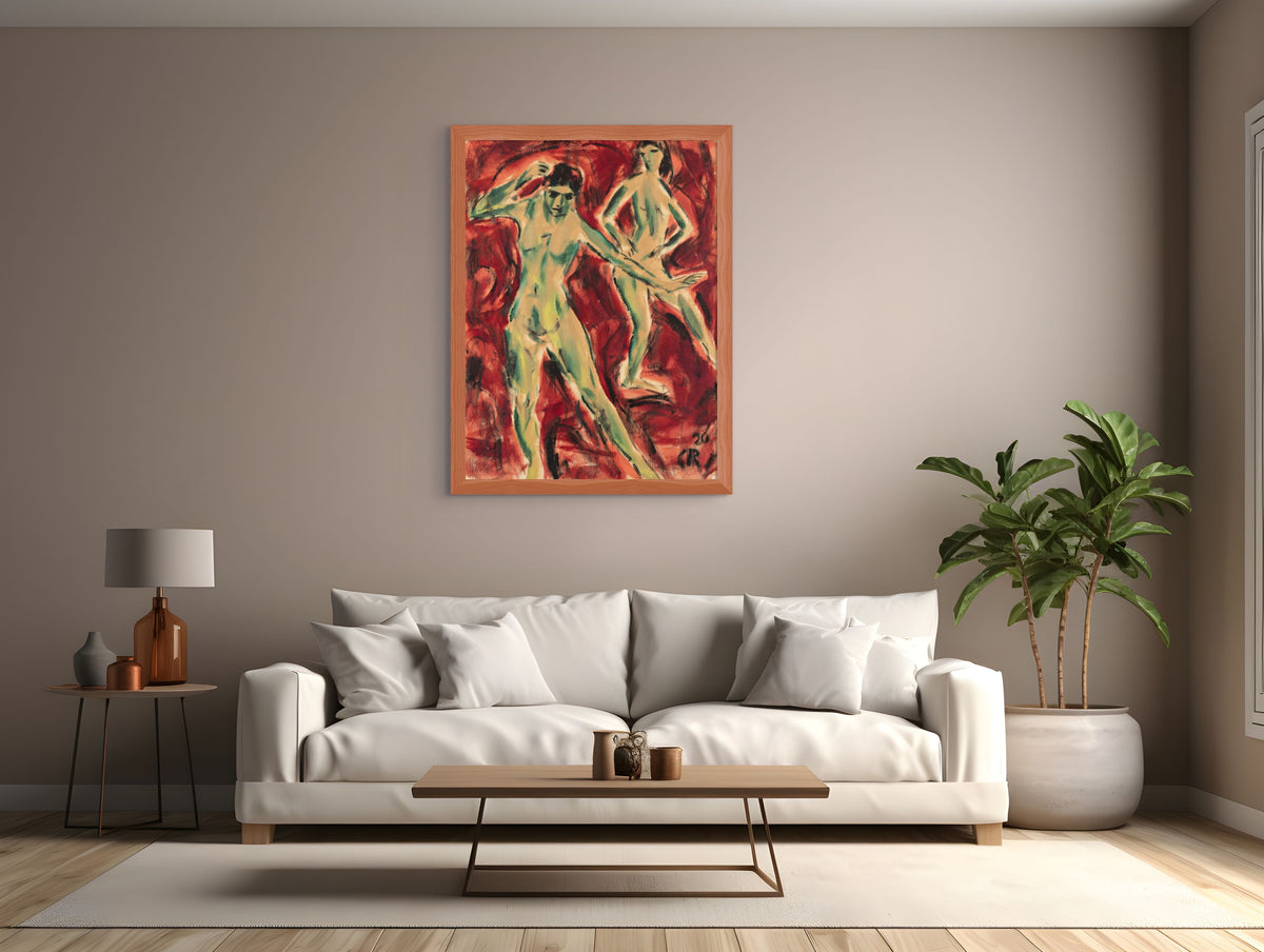 Le Baiser - Edvard Munch - Toile premium 430g (qualité galerie)