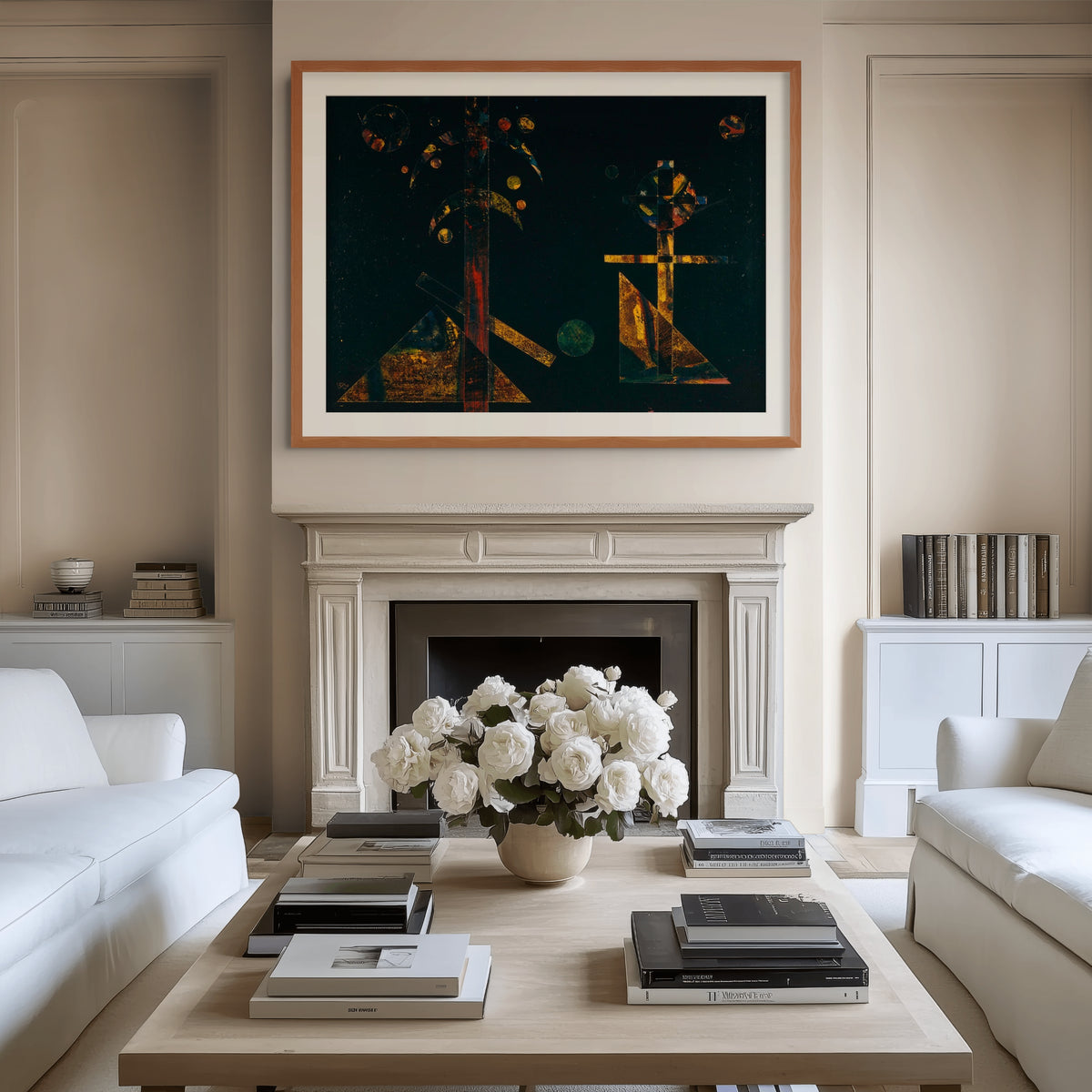 Couple on Horseback - Wassily Kandinsky - Premium 430g canvas (gallery quality)