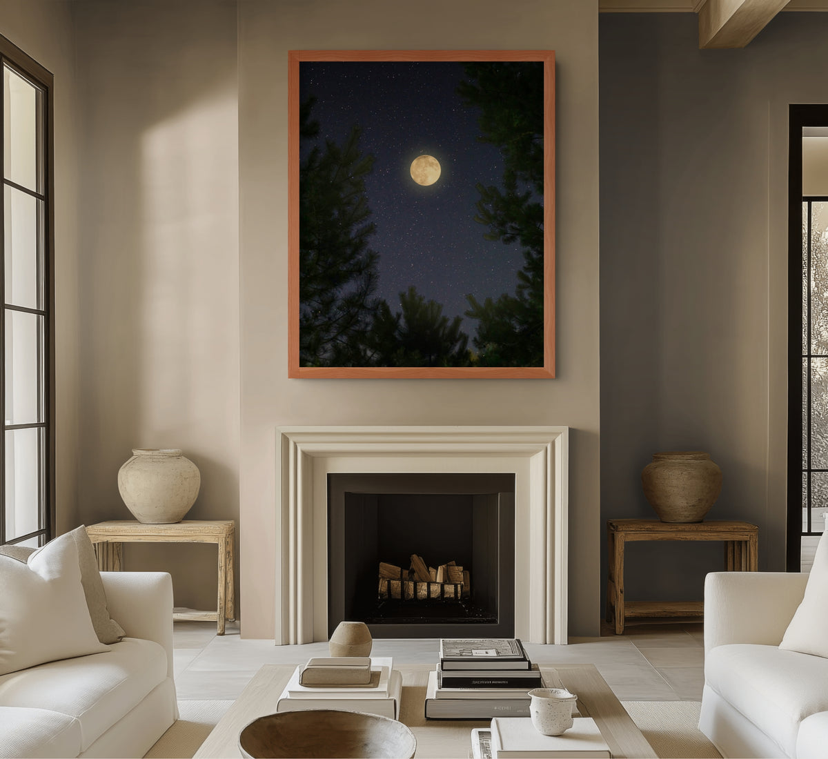 Cielo y Paisaje - Lienzo premium 430g (calidad de galeria)