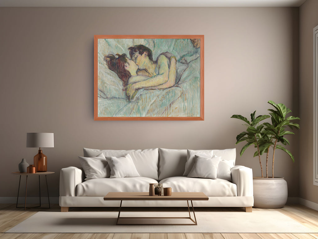 Le Baiser - Edvard Munch - Toile premium 430g (qualité galerie)