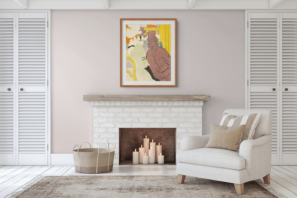 Au Moulin Rouge : La danse - Henri de Toulouse-Lautrec - Toile premium 430g (qualité galerie)
