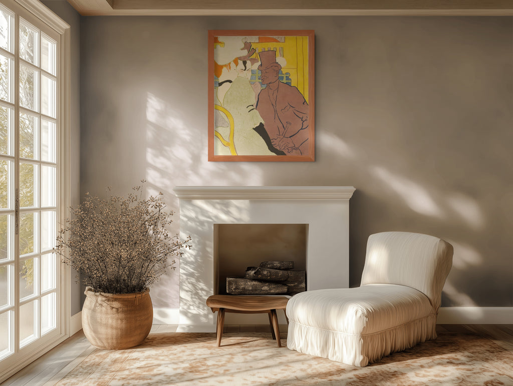 Au Moulin Rouge : La danse - Henri de Toulouse-Lautrec - Toile premium 430g (qualité galerie)