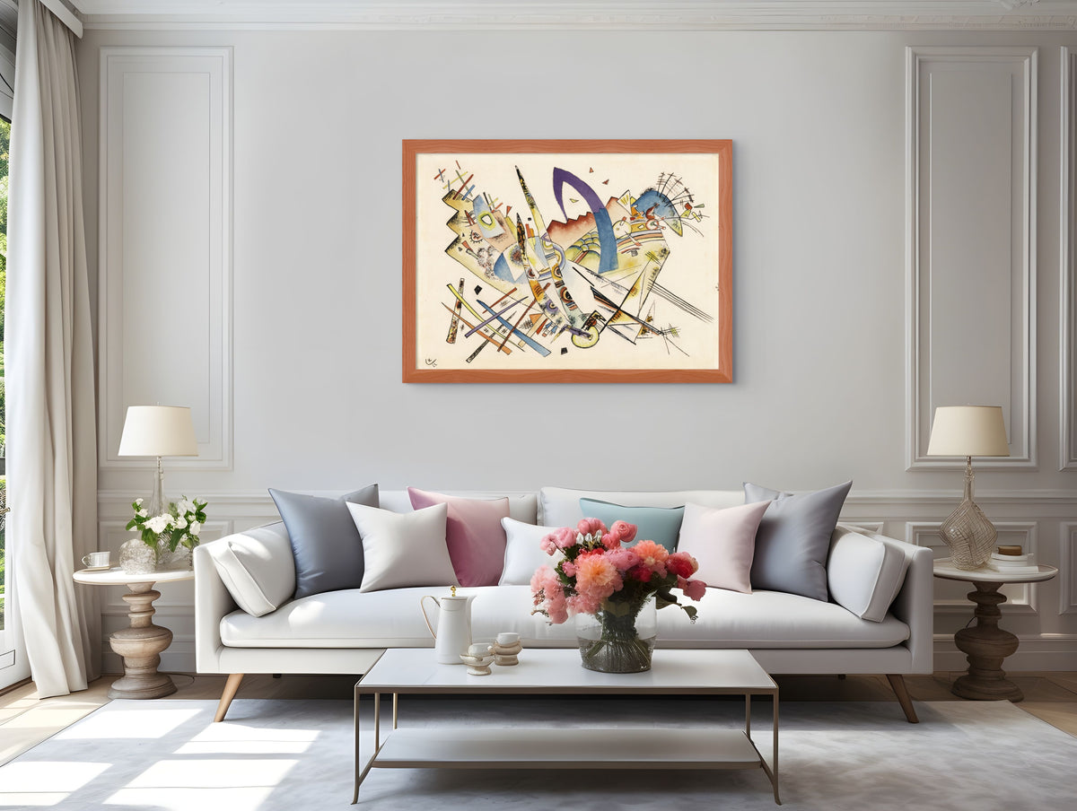 Couple on Horseback - Wassily Kandinsky - Premium 430g canvas (gallery quality)