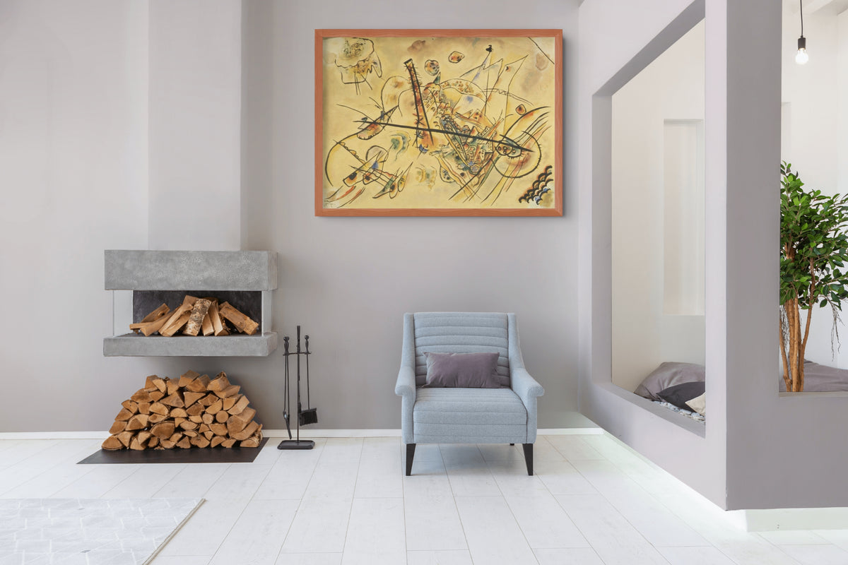 Couple on Horseback - Wassily Kandinsky - Premium 430g canvas (gallery quality)
