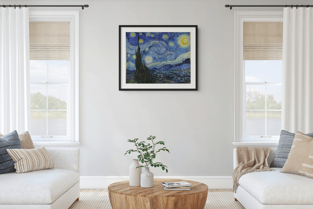 La Nuit étoilée - Vincent Van Gogh - Toile premium 430g (qualité galerie)