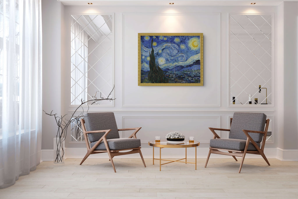 The Starry Night - Vincent Van Gogh - Premium 430g canvas (gallery quality)