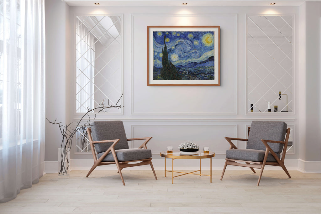 La Nuit étoilée - Vincent Van Gogh - Toile premium 430g (qualité galerie)