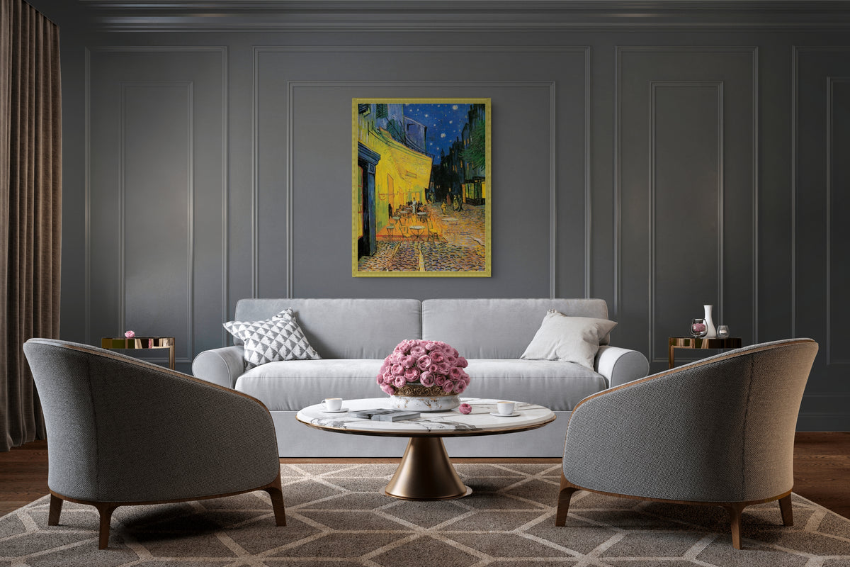 The Starry Night - Vincent Van Gogh - Premium 430g canvas (gallery quality)