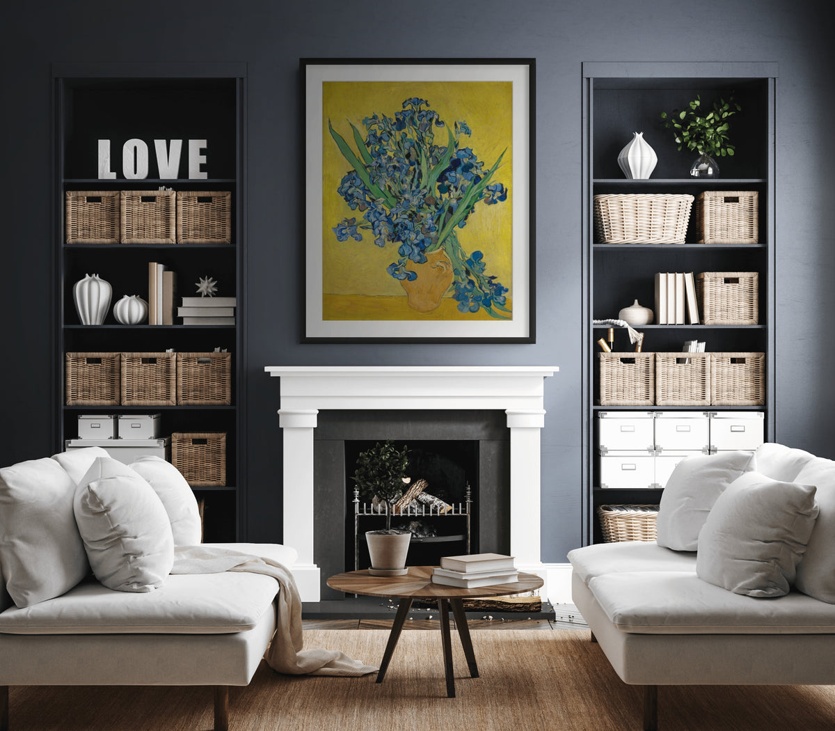 The Starry Night - Vincent Van Gogh - Premium 430g canvas (gallery quality)