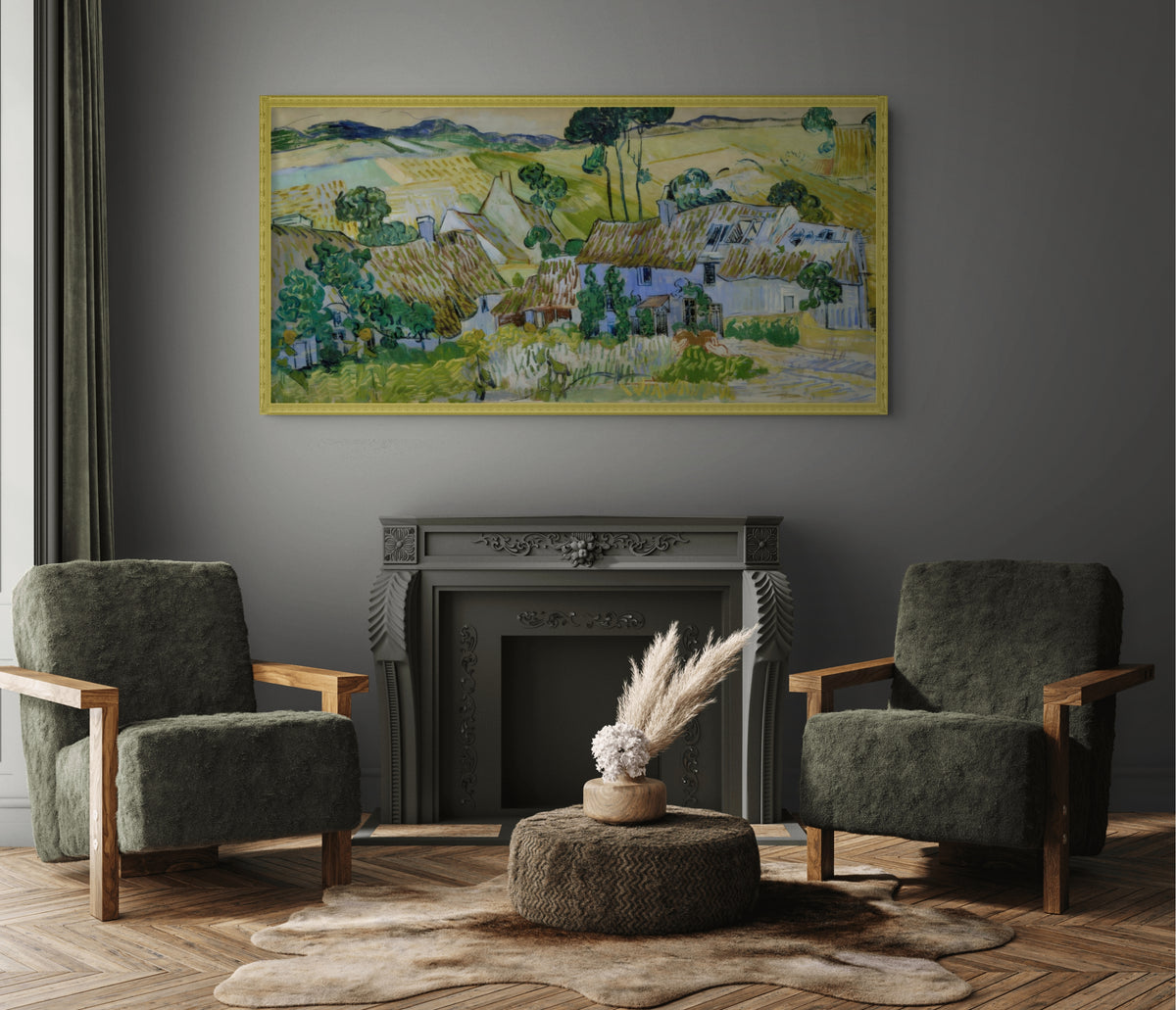 The Starry Night - Vincent Van Gogh - Premium 430g canvas (gallery quality)