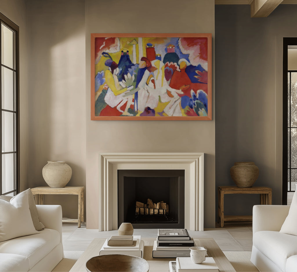Couple à cheval - Vassily Kandinsky - Toile premium 430g (qualité galerie)