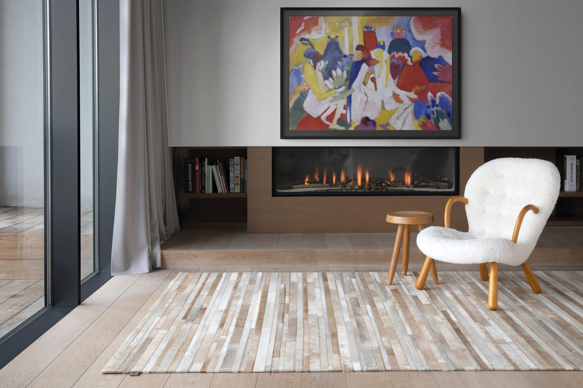 Couple à cheval - Vassily Kandinsky - Toile premium 430g (qualité galerie)